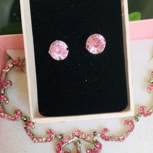 💎FREE w/ purchase! F21 Pink Stone Studs